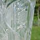 Cut glass vase in Art Deco style