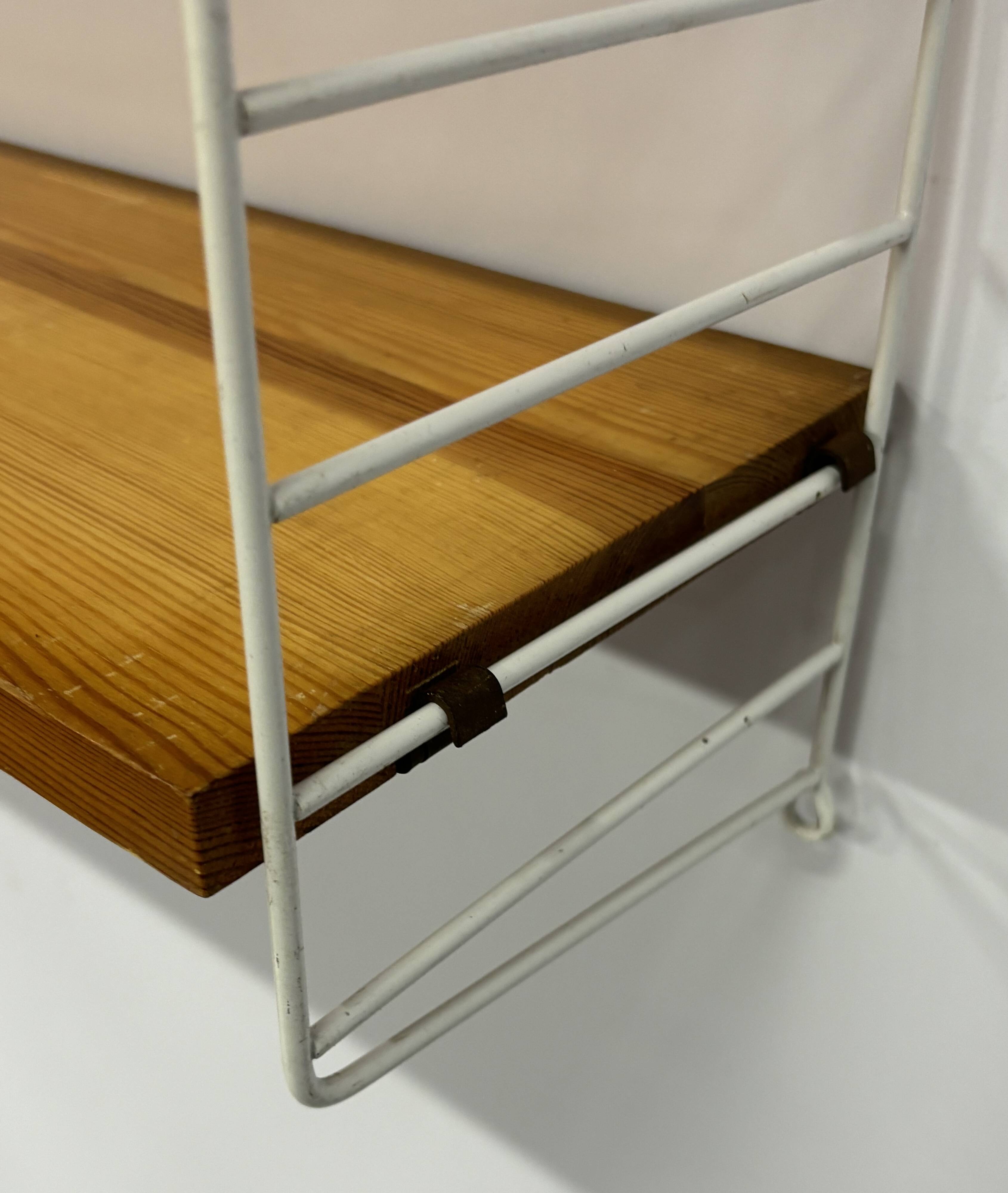 Système mural à cordes nisse du milieu du siècle, 1960 compact