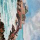 Huile sur toile mer