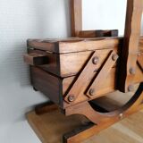 Little sewing worker