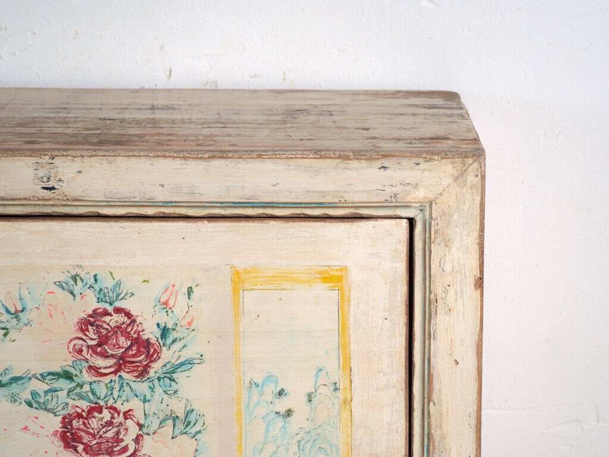 Antique buffet painted in pine wood – China, circa 1930
