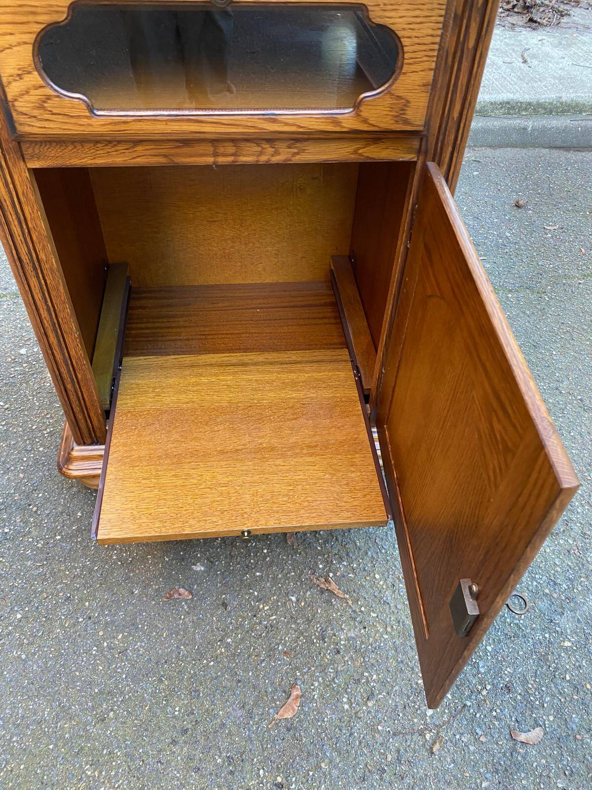 Louis XIV solid oak commode confiturier from the 20th century, 63x50cm.