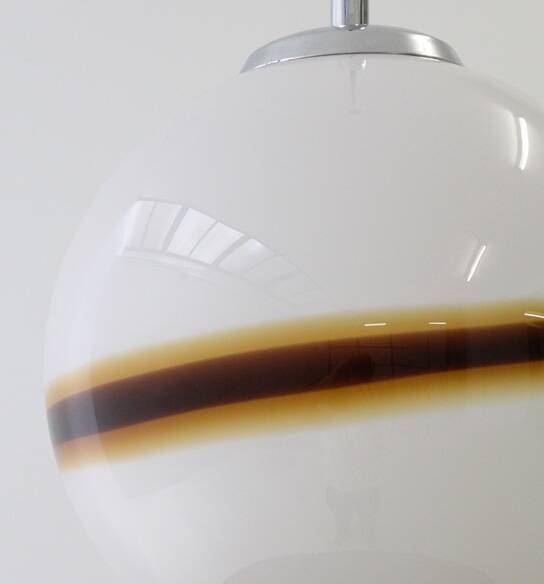 Glass pendant by Mazzega, Italy, 1970