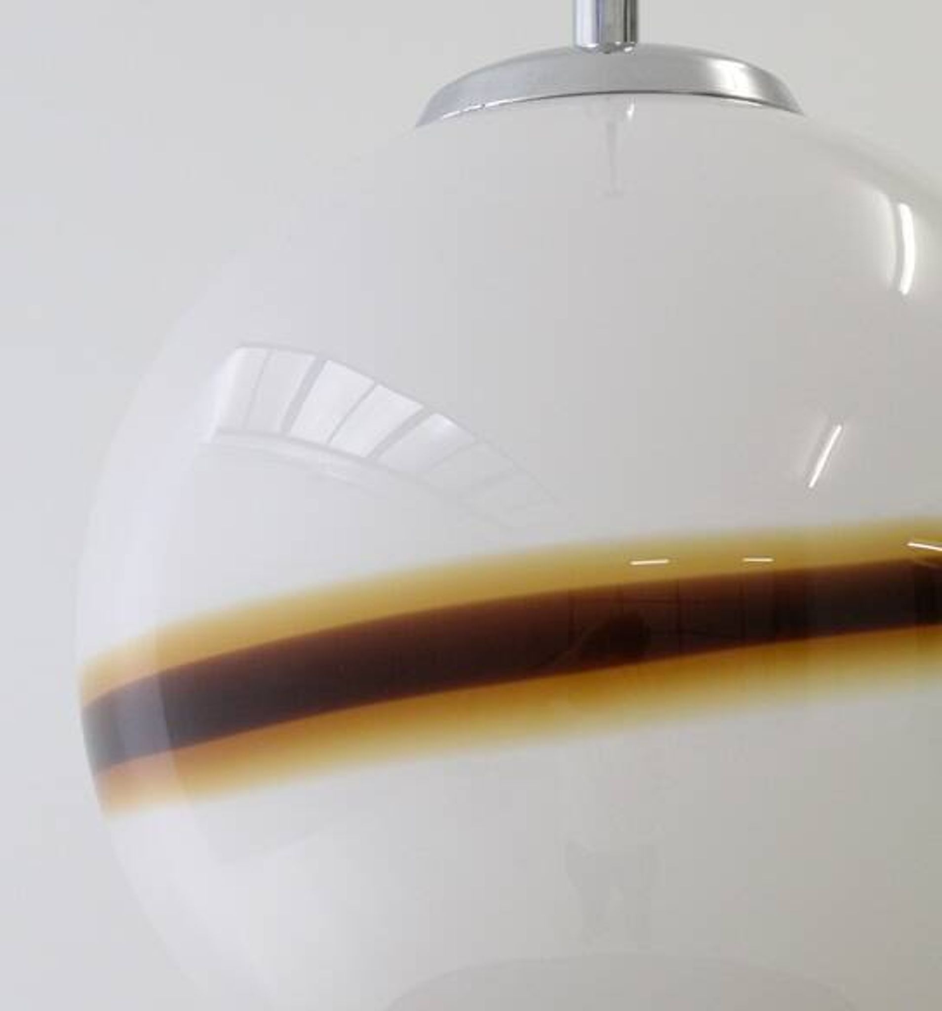 Glass pendant by Mazzega, Italy, 1970
