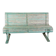 Antique French Park Benches Painted In Greenish Color From 1930s