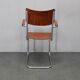Bauhaus cantilever armchair in chrome tubular steel and beech, 1930s