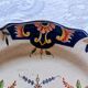 Large earthenware dish Malicorne 18th century