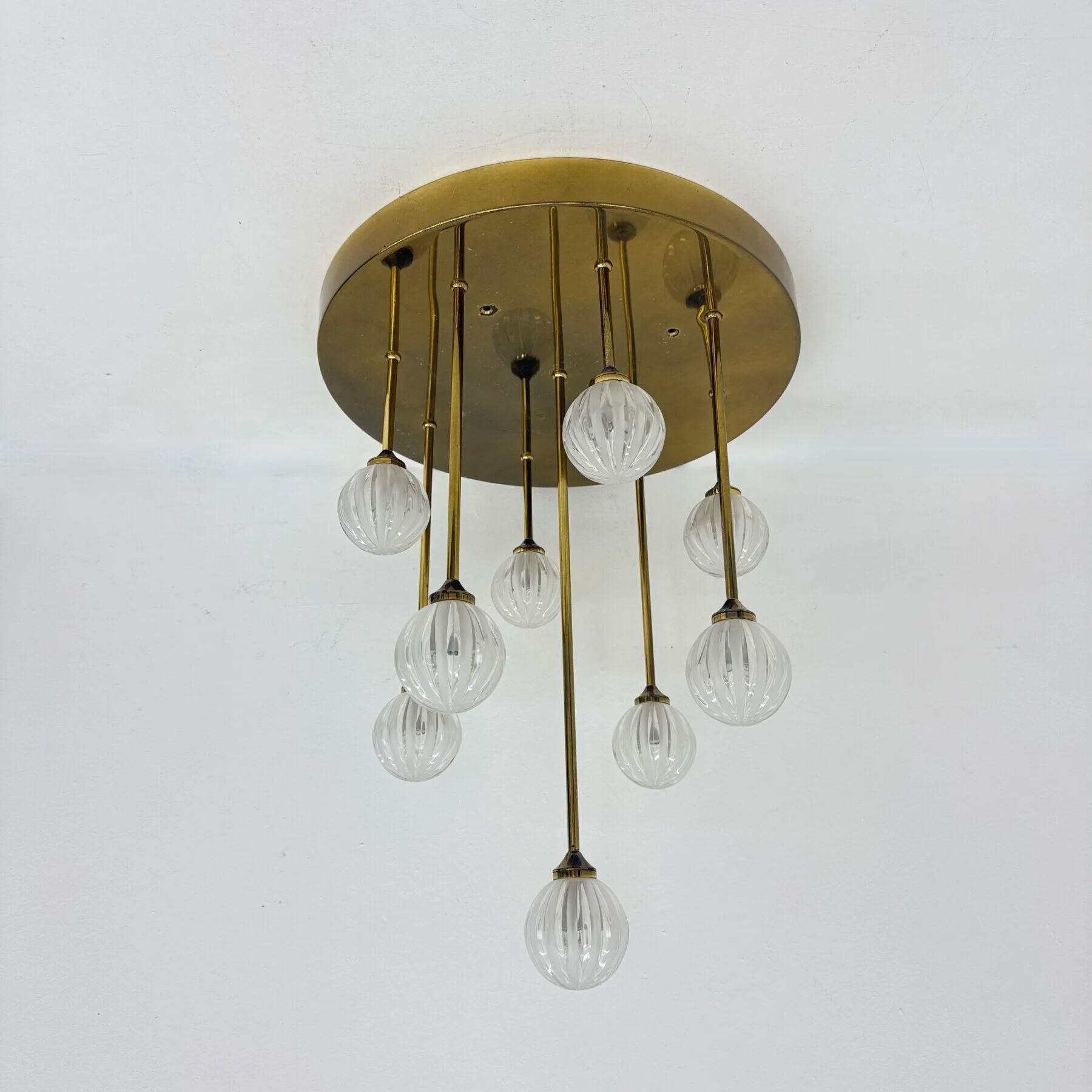Mid-century design Christoph Palme ceiling lamp, 1980s