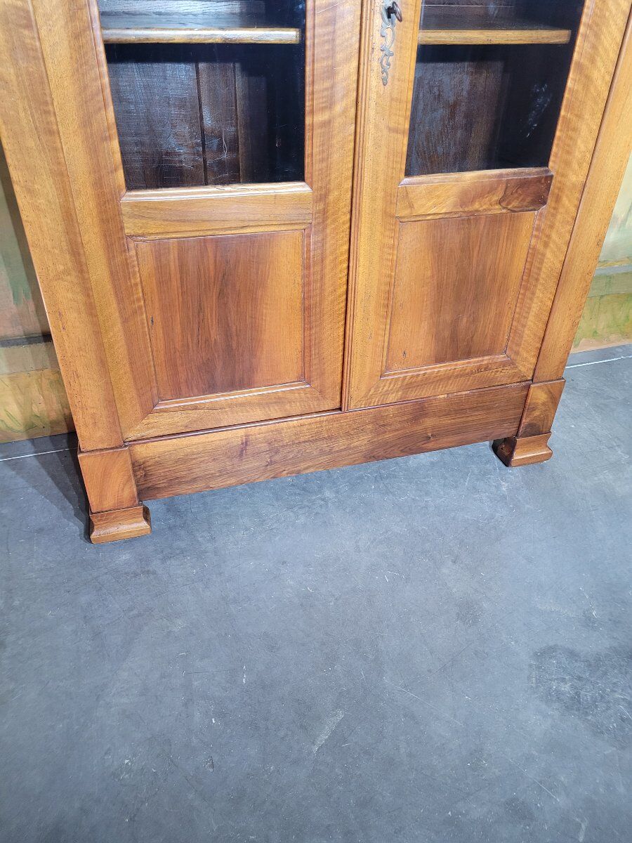 Louis Philippe period walnut library