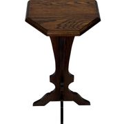 Vintage Plant Stand Side Table Oak Design minimalist