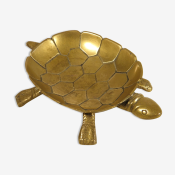 Empty pocket "turtle" in brass 70s