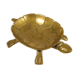 Empty pocket "turtle" in brass 70s