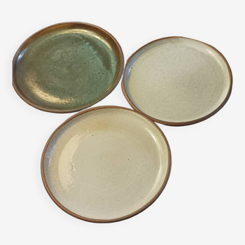 Puisaye stoneware plates