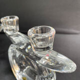 Vannes le Châtel - Candle holders with 2 lights (2) - Cristal