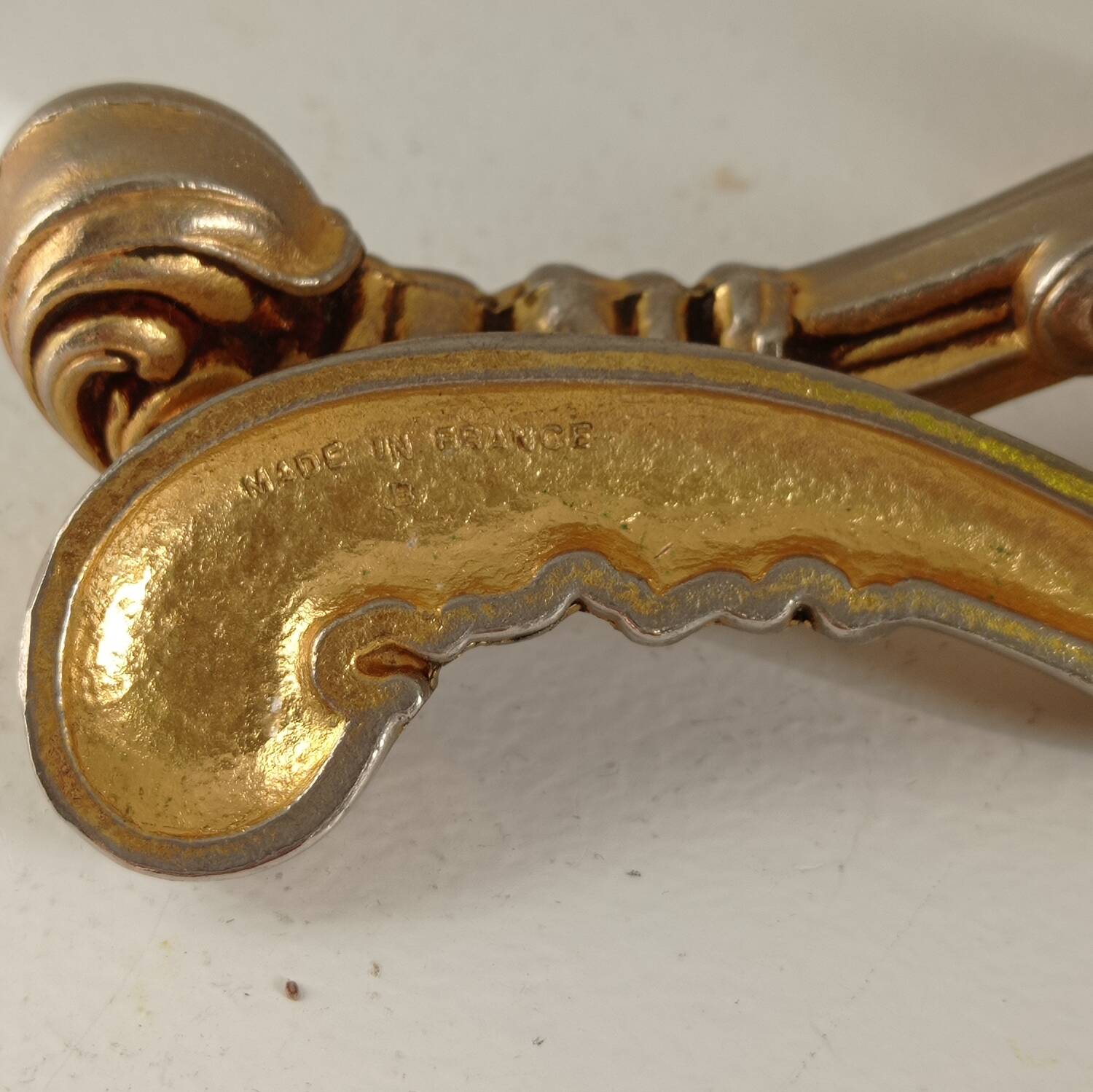 Gold door handles