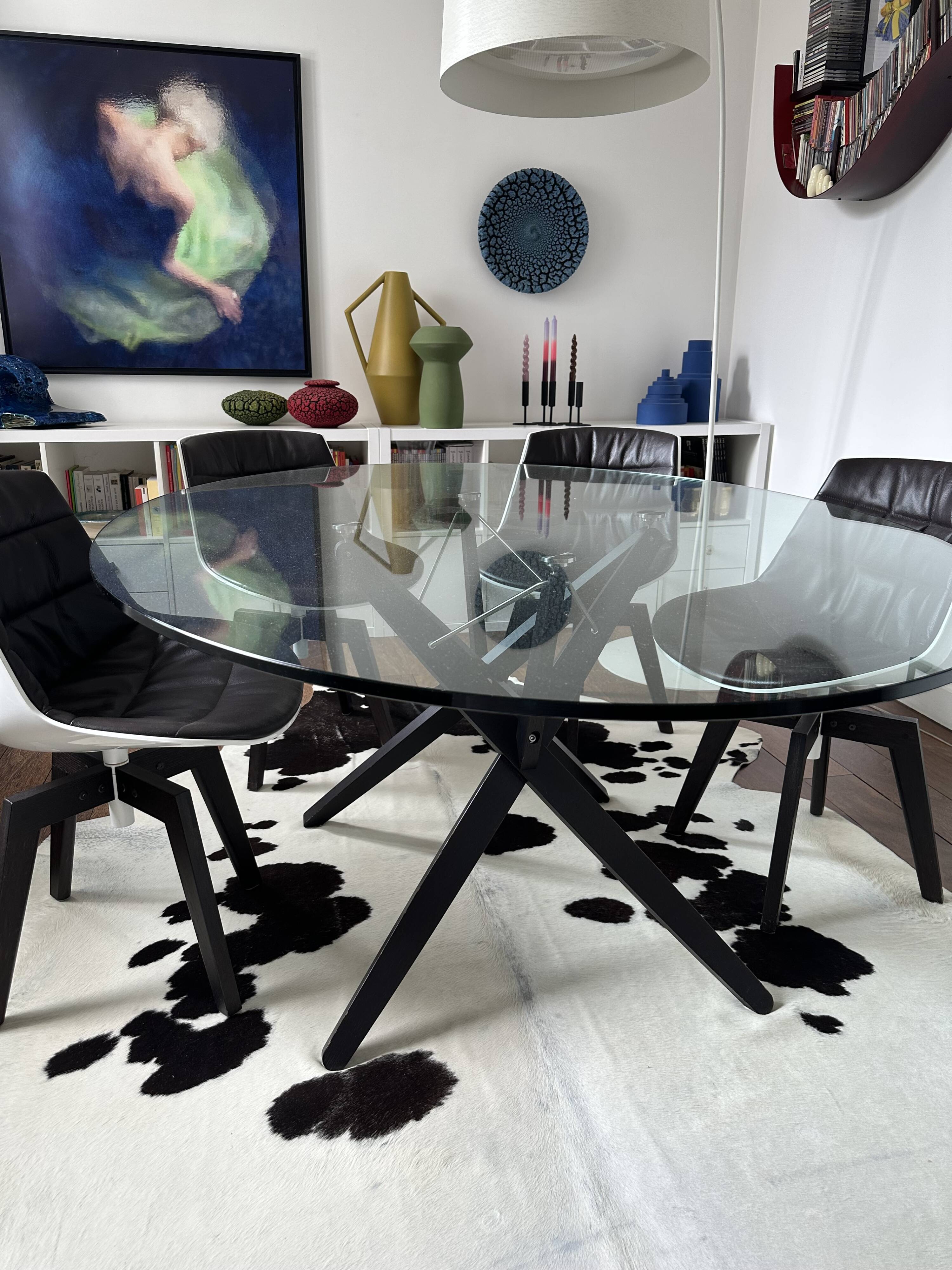 Roberto Barbieri pour ZANOTTA : Table de salle à manger