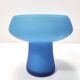 Pair of Cyan Murano Cased Glass Vases by Carlo Moretti, Italy