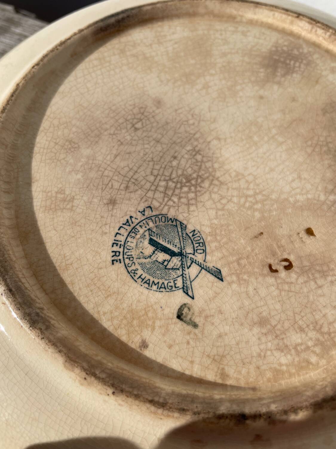 Iron earth salad bowl Moulin des loups