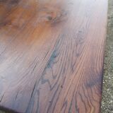 Solid oak farmhouse table