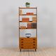 Italian teak free standing wall unit 1970s