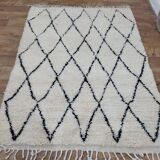 Azilal Berber rug in handmade wool 200 X 140 CM