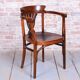 Art Deco Beech Armchair from Fischel, Slovakia, 1900s