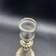 Bougeoir en verre eglomisé XIXe 19e