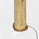 Hammered Brass Floor Lamp Torchère Style, Italy
