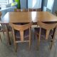 Extendable table in teak Scandinavian SAMCOM 1960