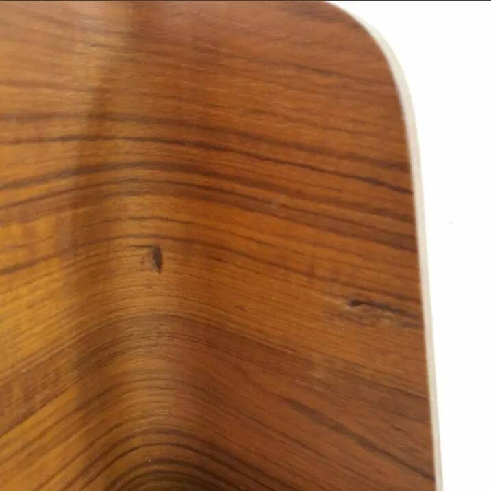 Bed manufacturer Rima, curved teak and painted iron feet, 70s