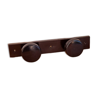 Grosfillex vintage brown coat rack