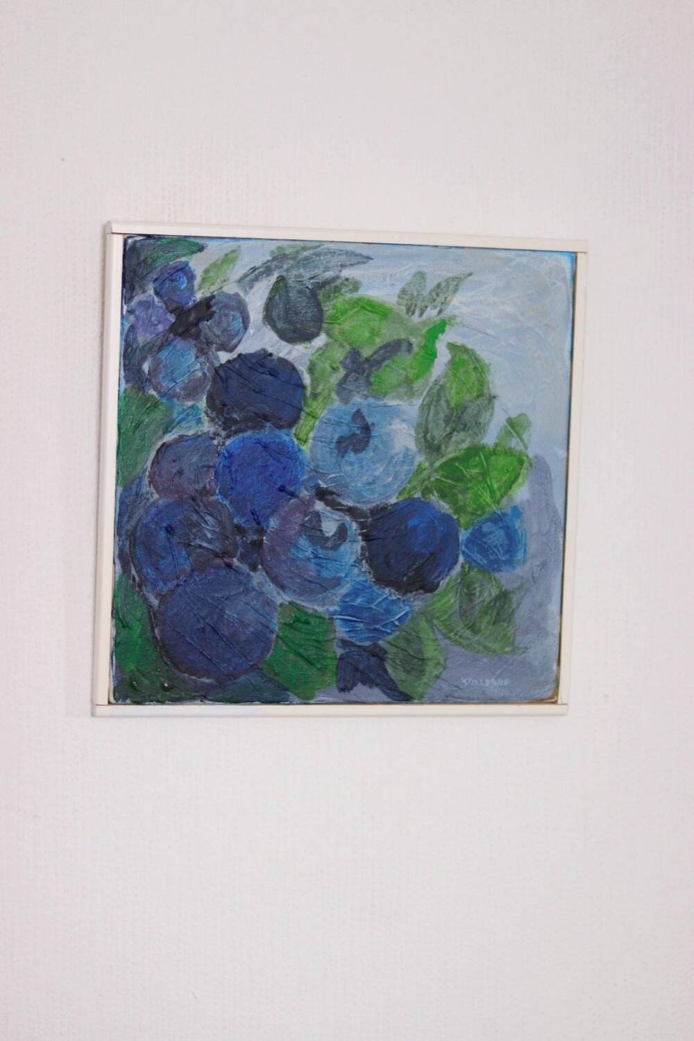 Swedish Oil on Canvas – “Blue Berries” by Martin Kallerup