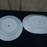 Plat rond creux et plat ovale en porcelaine Kahla made in GDR