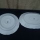 Plat rond creux et plat ovale en porcelaine Kahla made in GDR