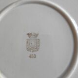 Large flat round flat Gien