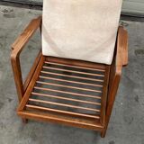 Chaise longue et tabouret Knoll Antimot