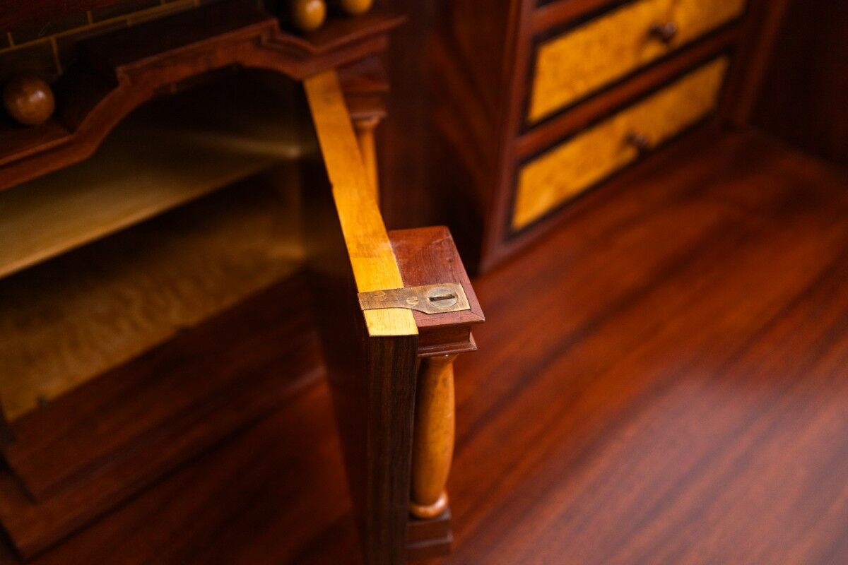 Antique bureau with storage compartments, Northern Europe, ca. 1880. After renovation.