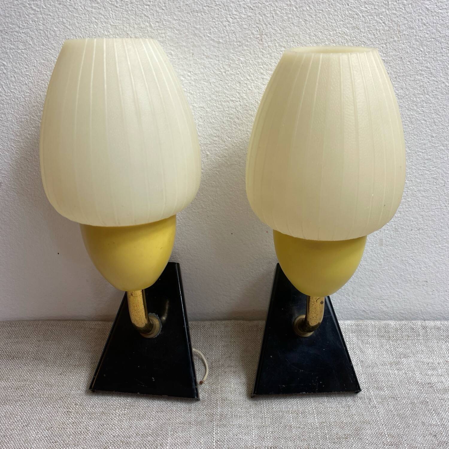 Paire d’appliques, années 60/70