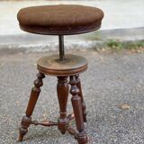 Napoleon III Adjustable Round Piano Stool