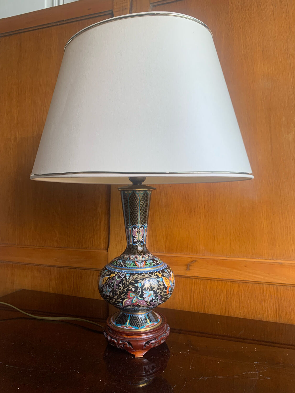 Lampe Chinoise cloisonné