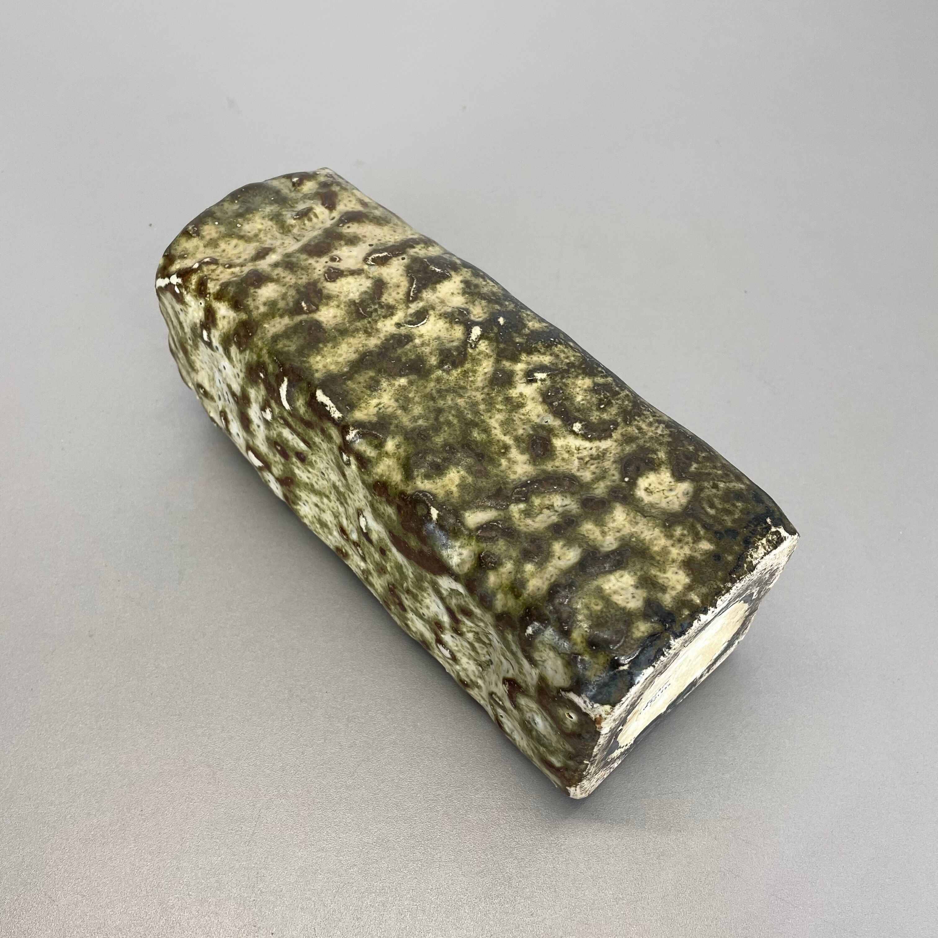 Original 1960 Ceramic Studio Pottery Vase by Piet Knepper for Mobach Netherlands