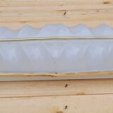 Large Stilux cinema wall lamp Art Deco Italy herringbone pattern