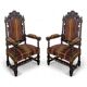 Paire de fauteuil de style Louis XIII style château