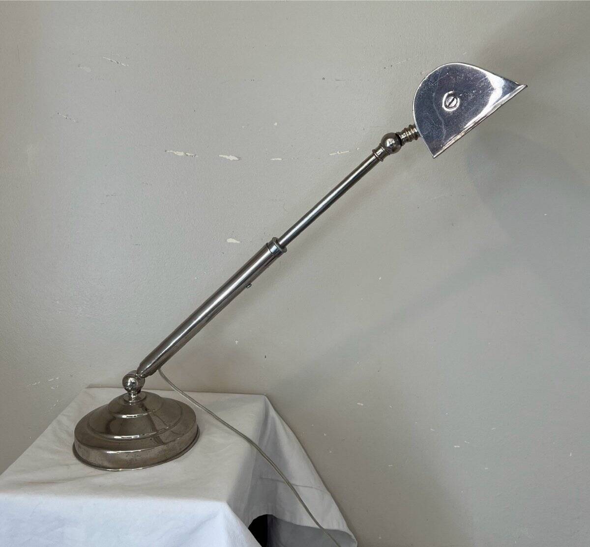 Art Deco chrome lamp