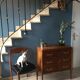 Commode vintage 1950 en chêne doré