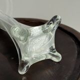 White glass bud vase