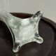 Vase soliflore blanc en verre