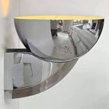 Vintage Perzel 347 bm wall lamp, chrome-plated bronze, France 1950