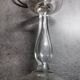 Superb old embroidery lamp in re-electrified blown glass