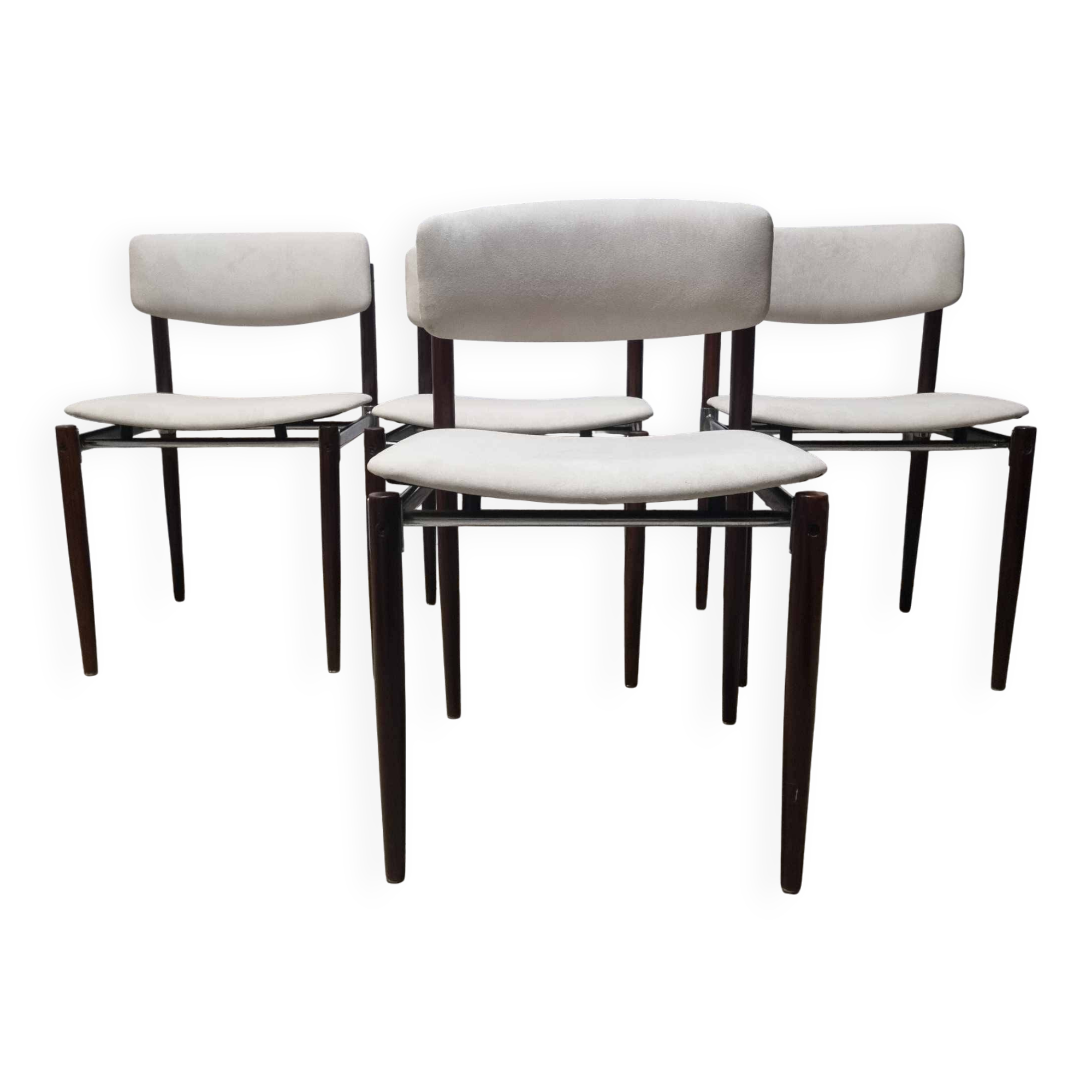 Vintage Dining Chairs By C. Denekamp For Thereca, 1960s, Set Of 4